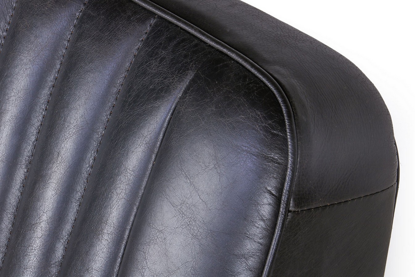 Lounge Sessel Marco 1930 Leder schwarz