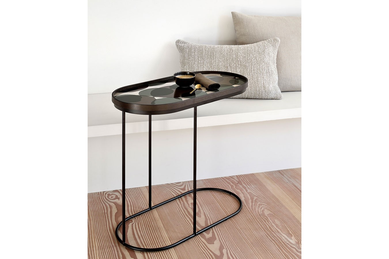 Couchtischgestell hoch oval B 69 cm