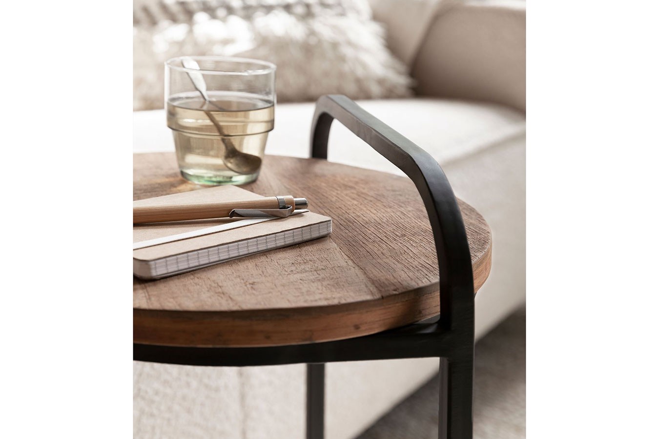 Beistelltisch Soho Teak natur H 60 cm