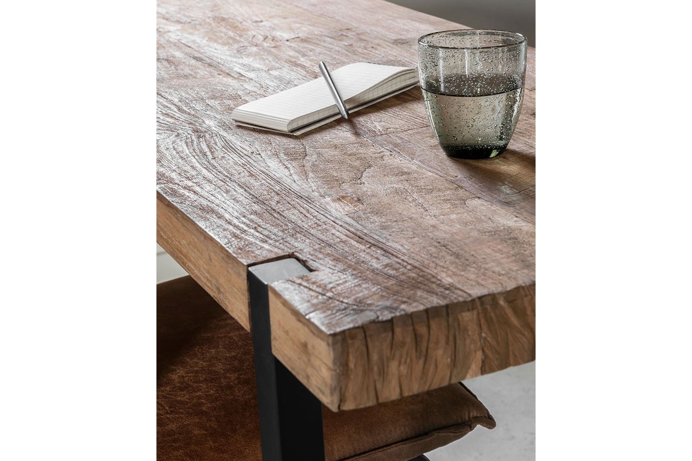 Schreibtisch Timeless Teakholz B 120 cm