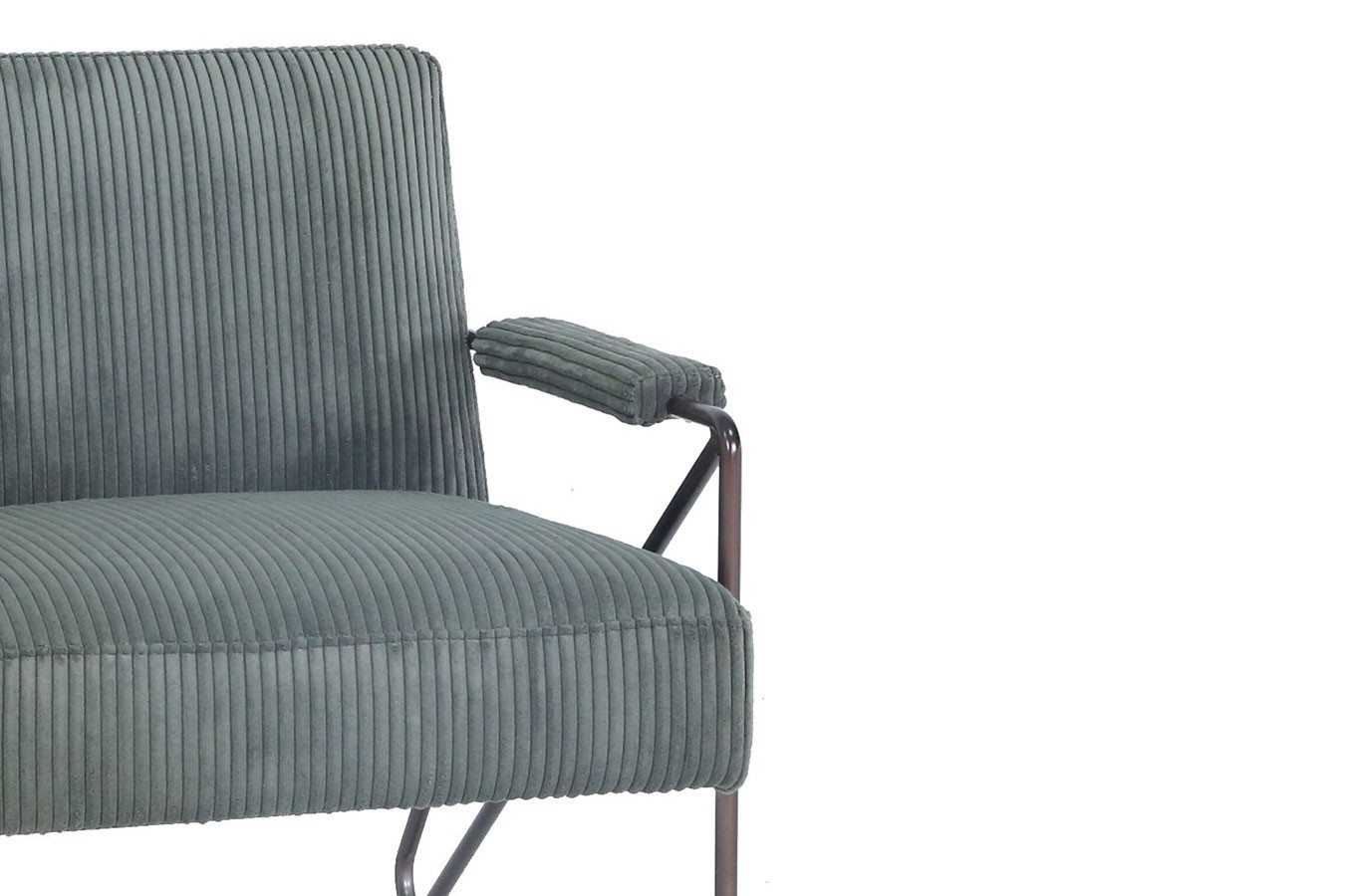 Loungesessel Marco Havana Cordstoff olivgrün