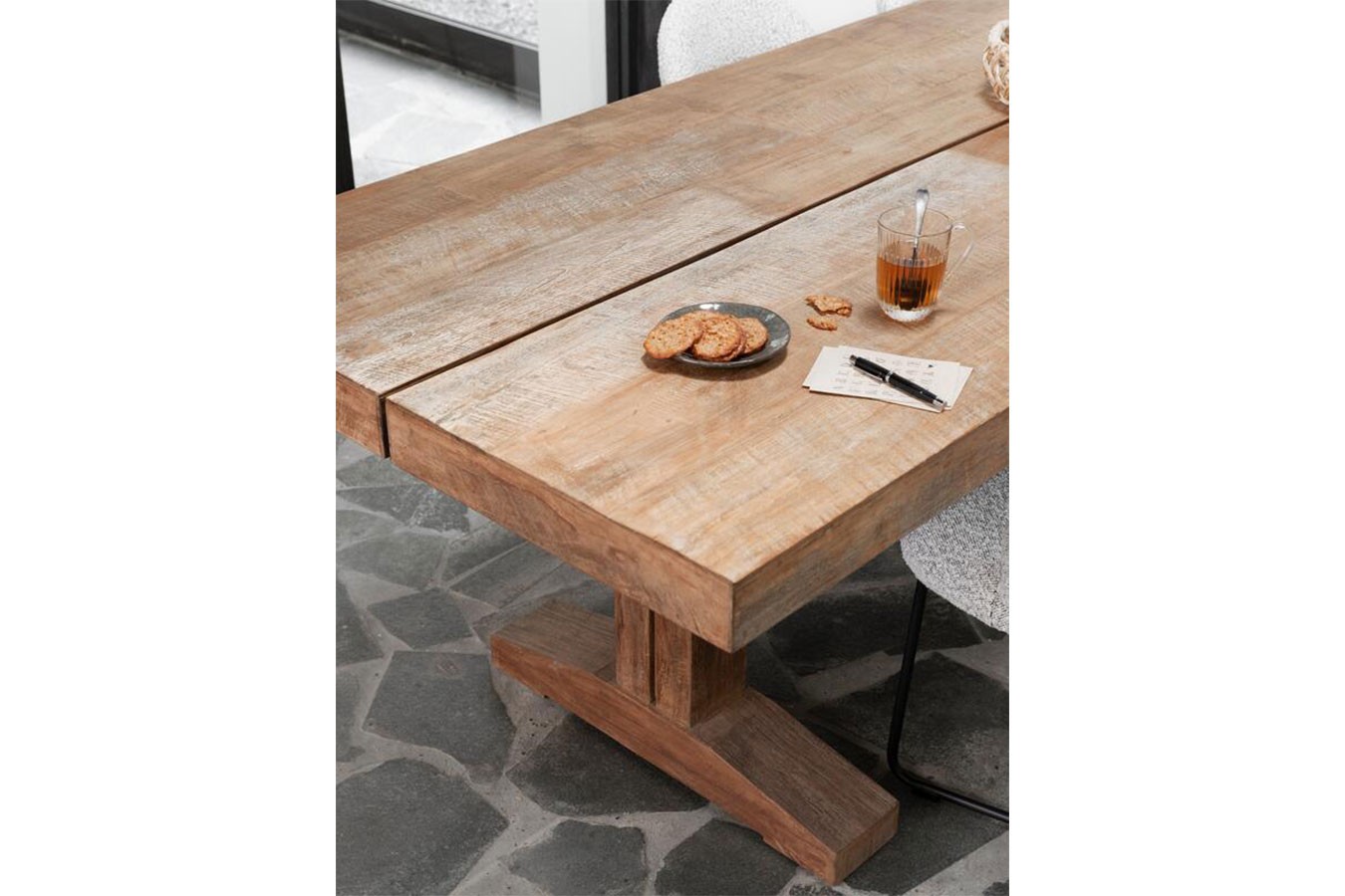 Esstisch Ibiza Teakholz 250 x 100 cm