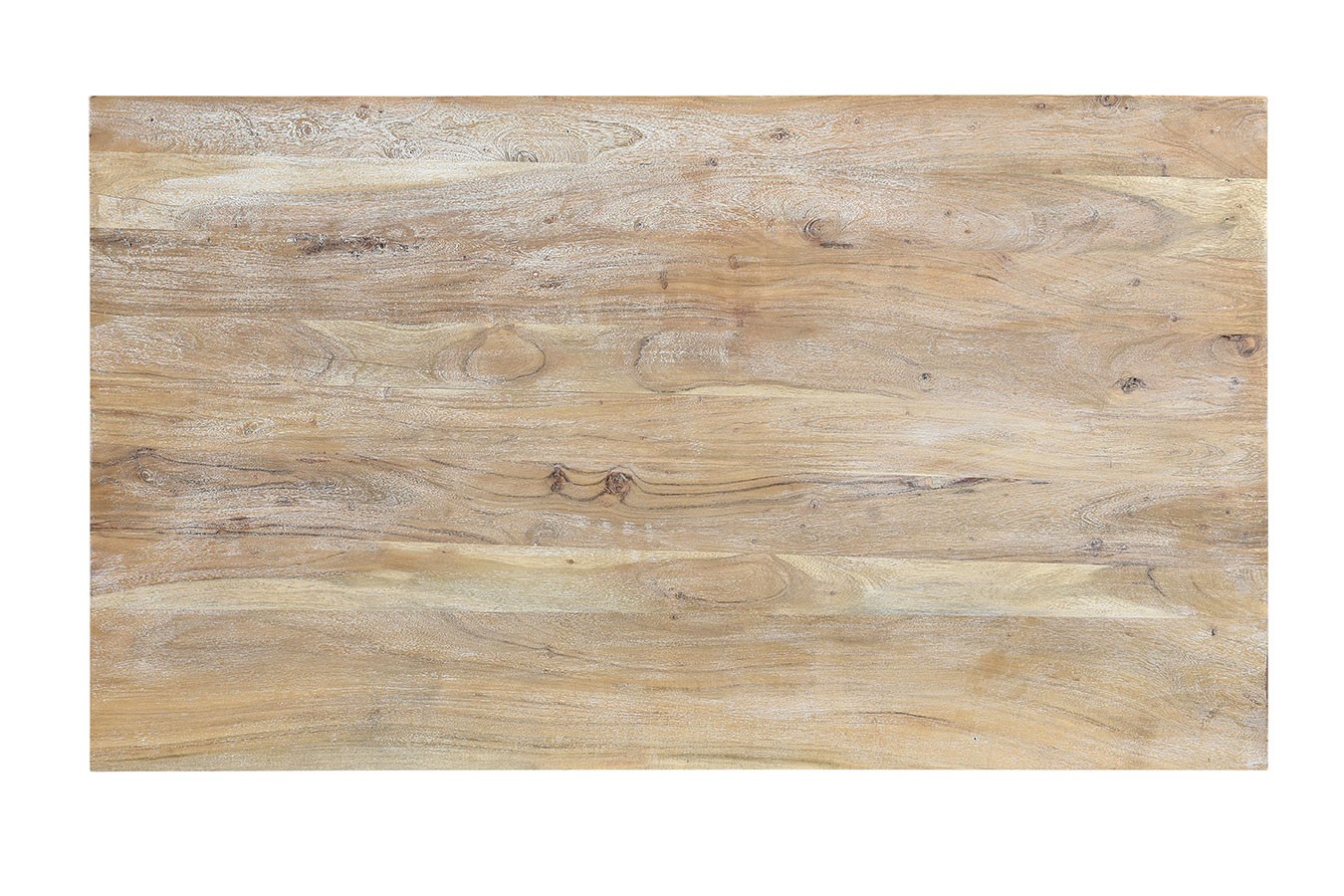 Tisch Landhaus Akazie massiv white washed B 140 cm