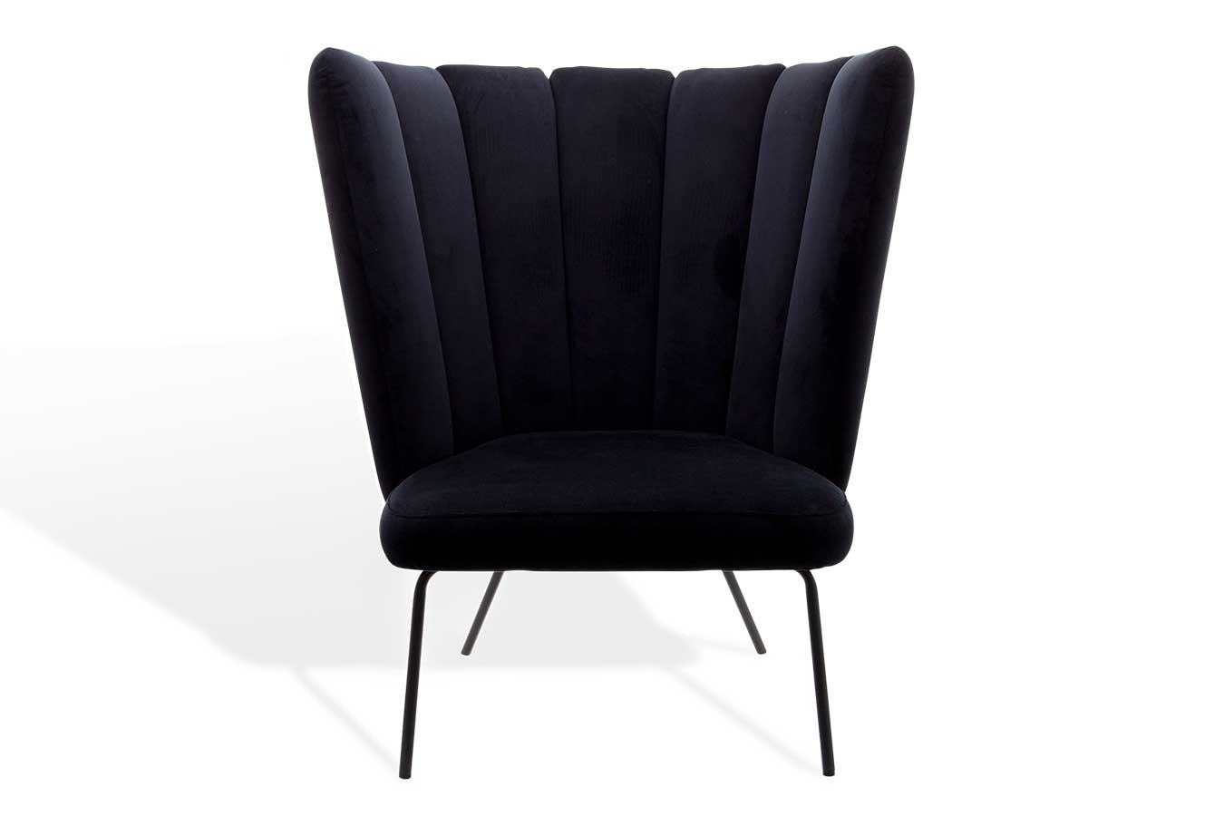 Sessel Gaia Calice Samt blau
