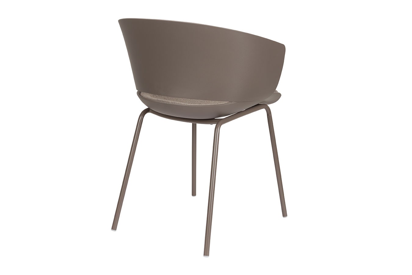 Designerstuhl Jessi Kunststoff taupe