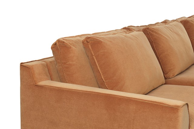 Sofa 4 Sitzer Grant Stoff bronze