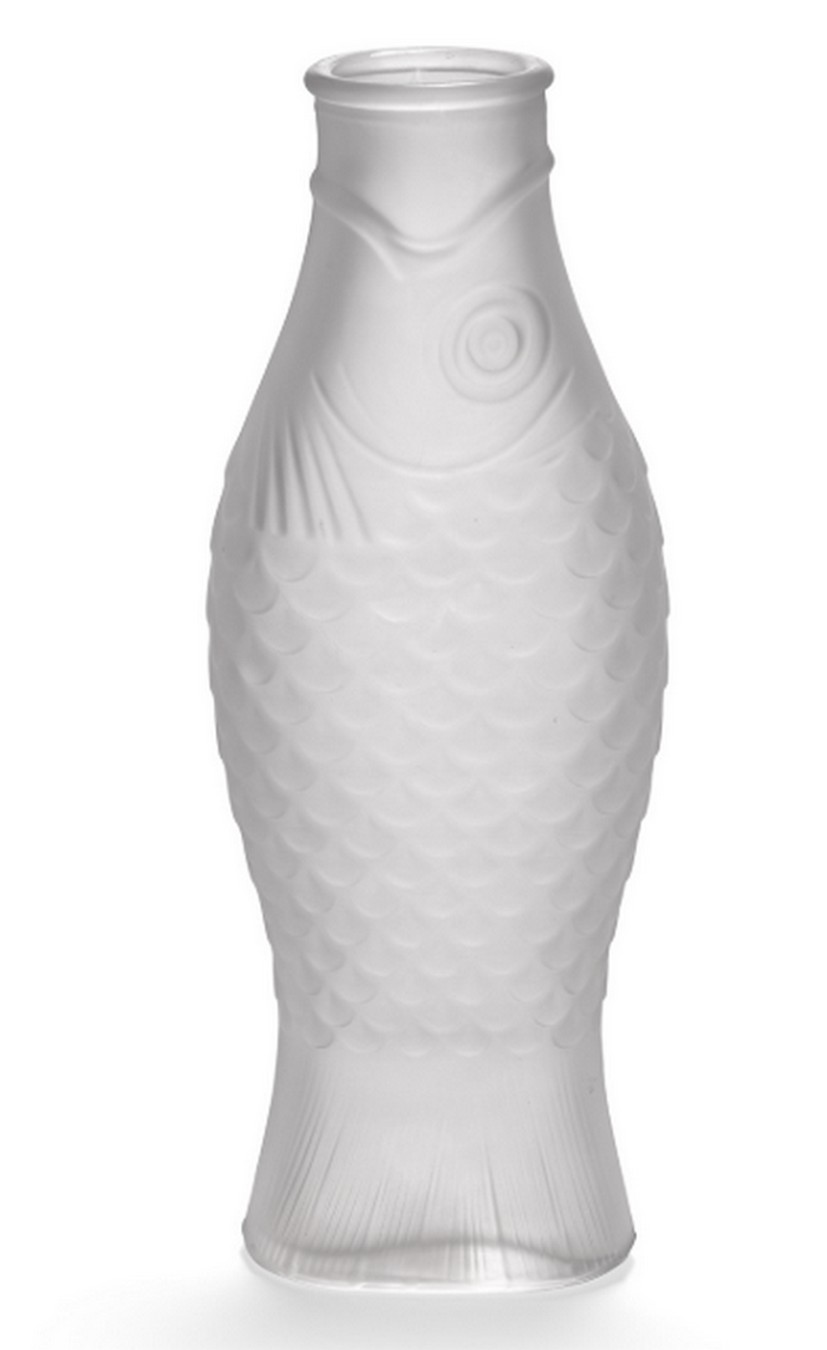 Karaffe Fish & Fish Glas gefrostet H 29 cm