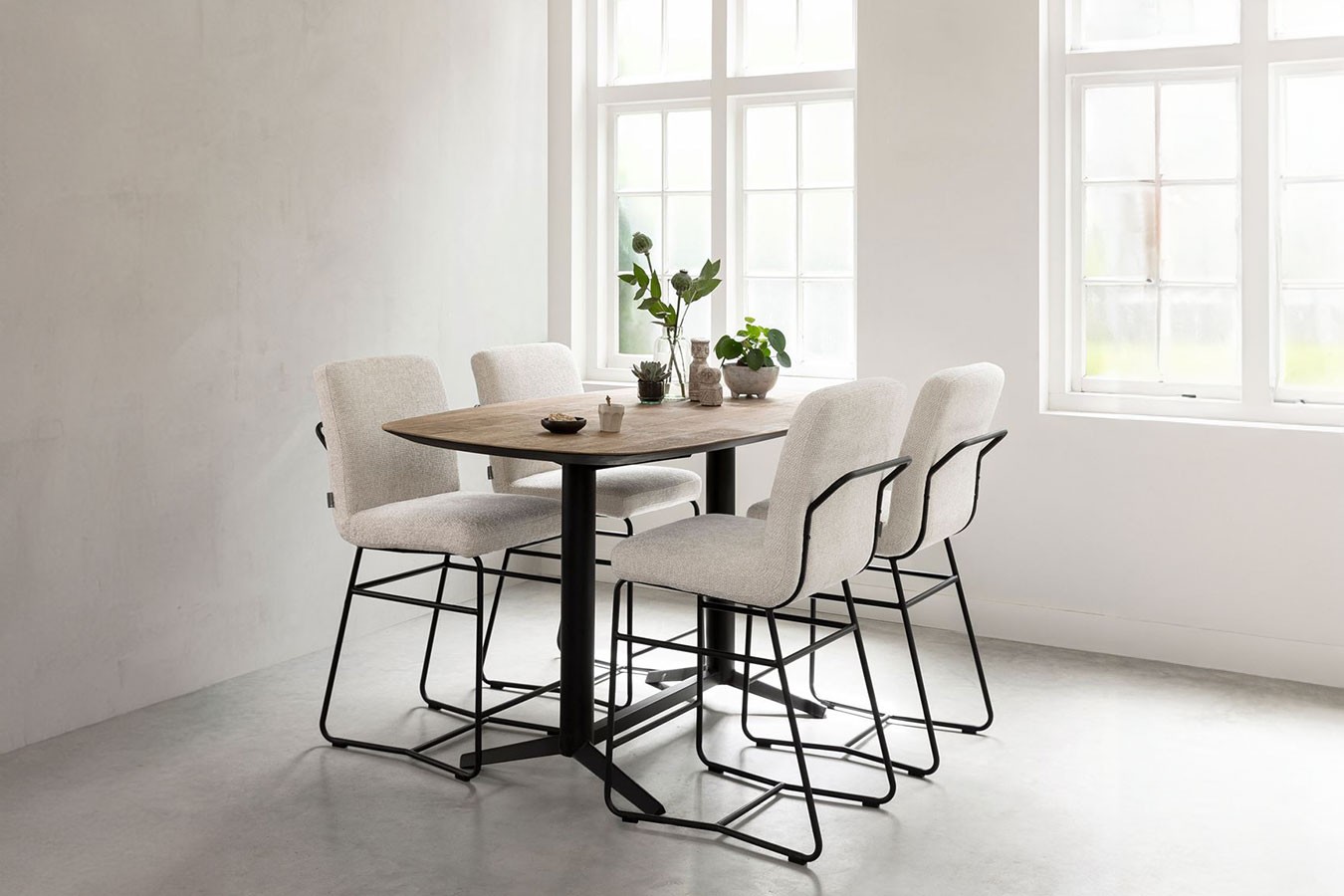 Thekentisch Soho Teak natur H 90 cm