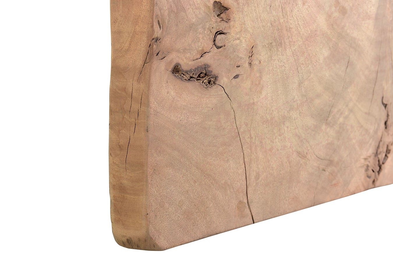 Tischplatte Mangoholz Monolith 90x79 cm