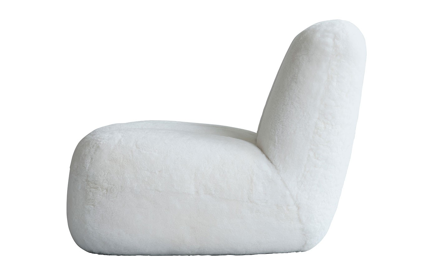 Lounge Sessel Toe Sheepskin weiss