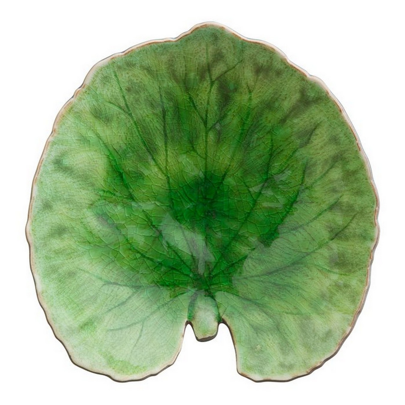 Dekoteller Alchemillblatt 18 cm grün