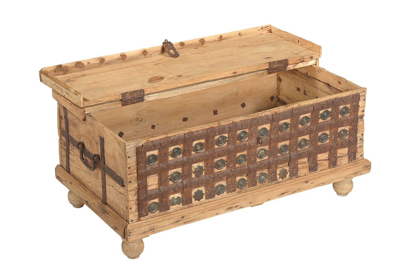 Truhe Vintage natur