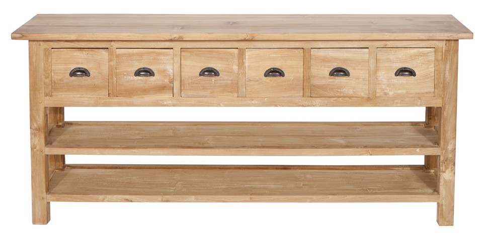 Konsolentisch Loft Teakholz B 180 cm
