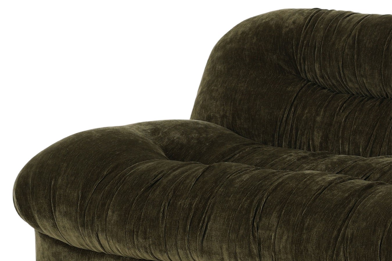 Sofa Savigny 3-Sitzer Chenille grün