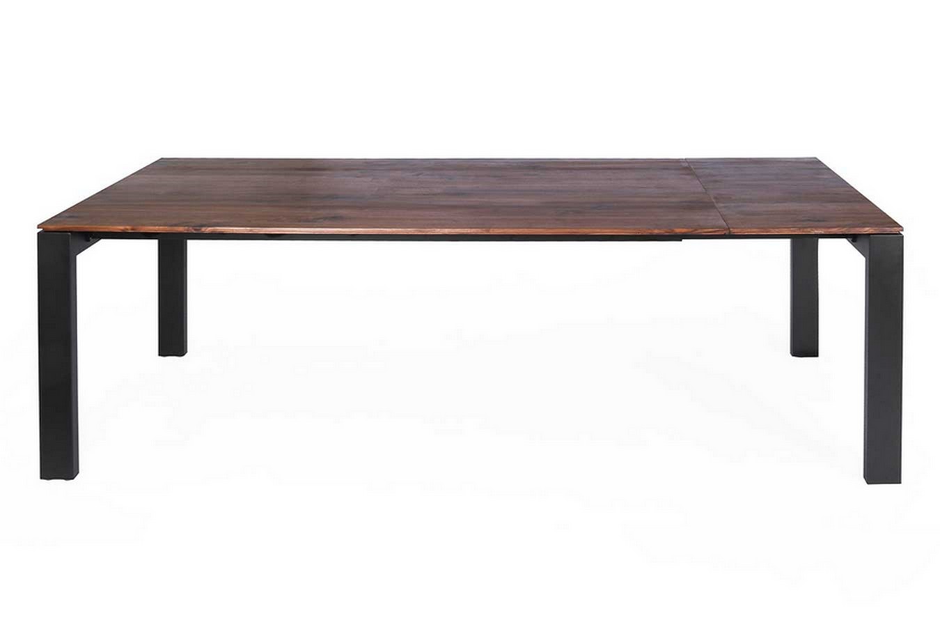 Ausziehtisch Deno Massivholz Nussbaum 140-190 konfigurierbar