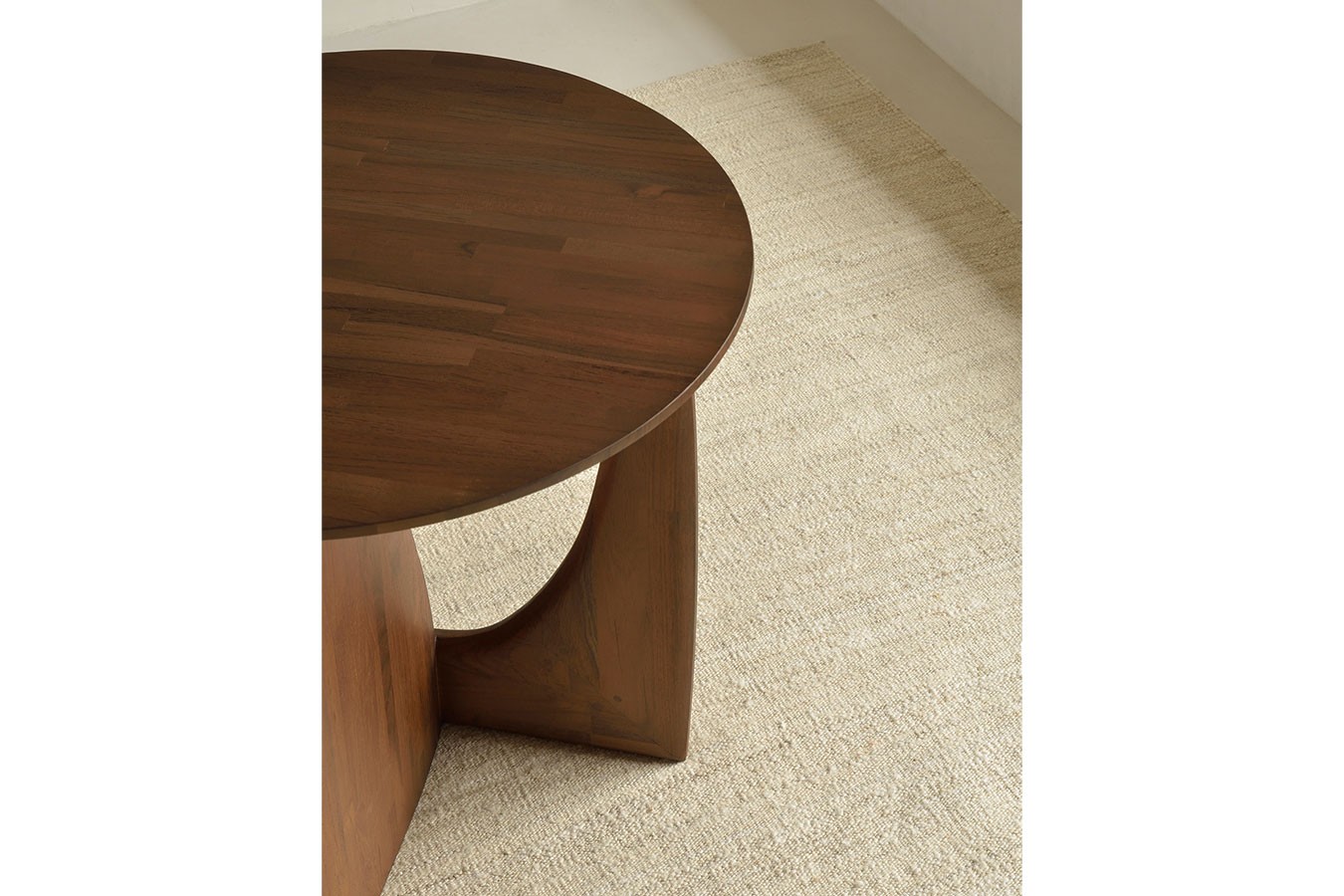 Beistelltisch Geometric Teak natur