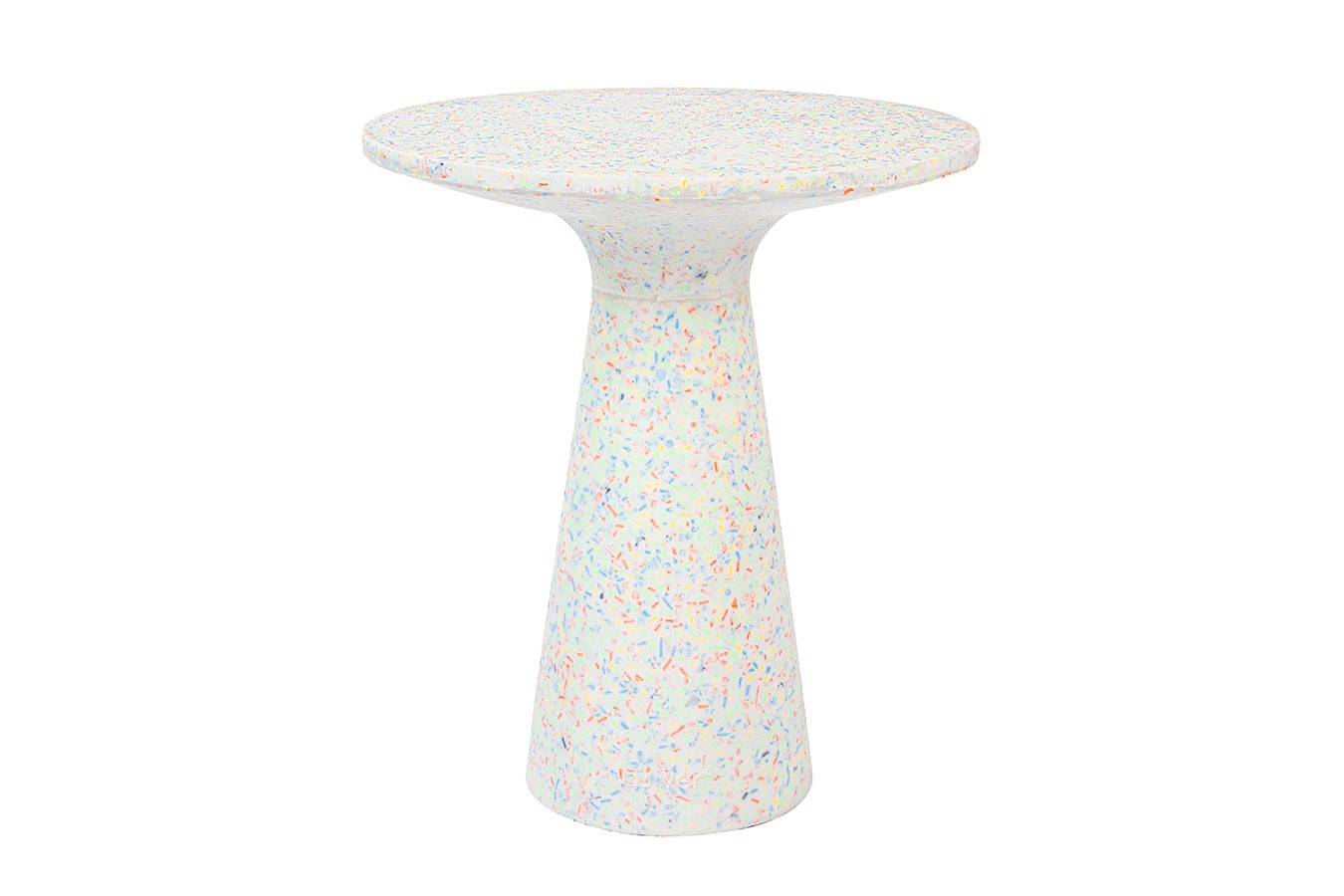 Beistelltisch Vicky recycled H 45 cm weiss