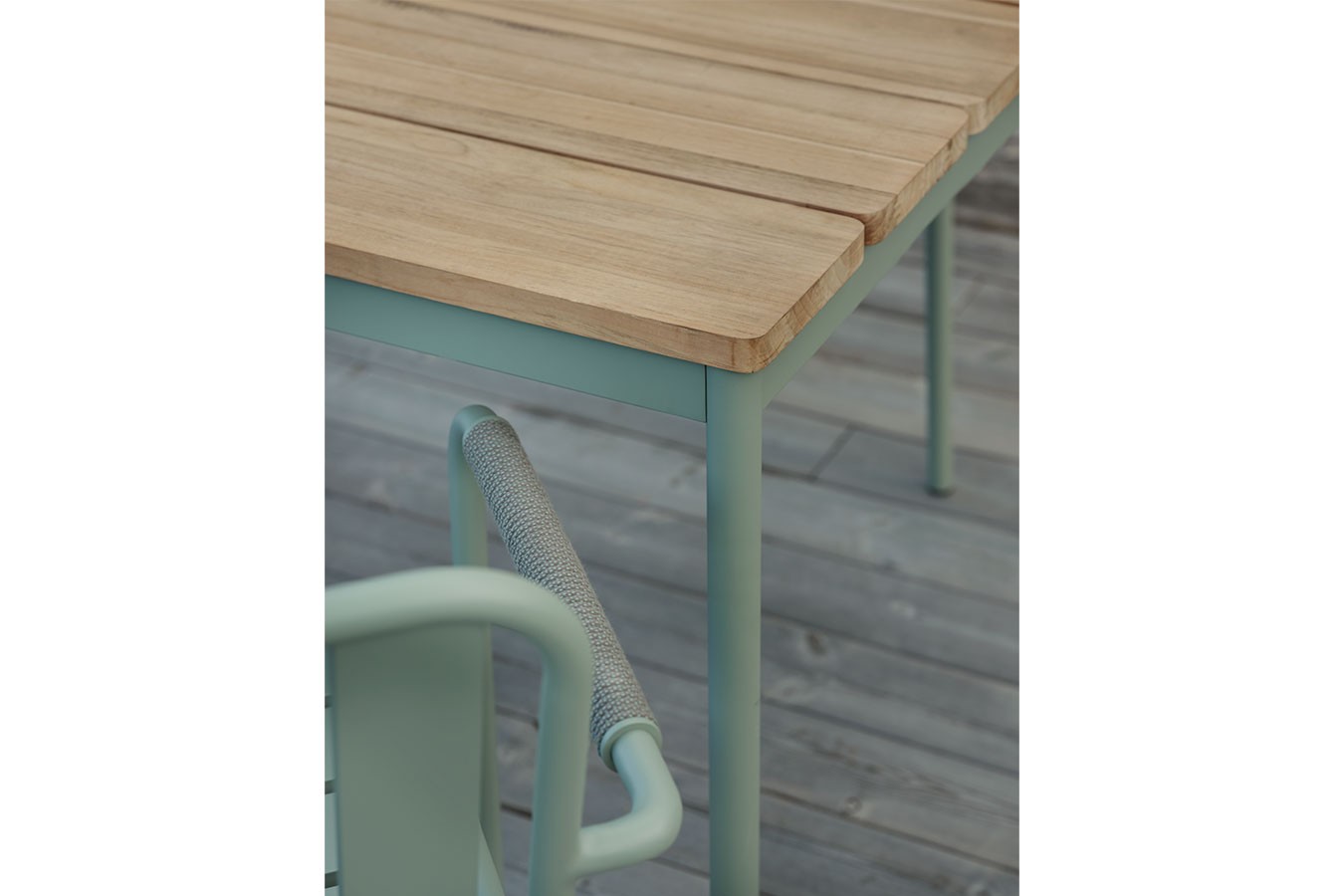 Gartenstuhl Innes grün stapelbar