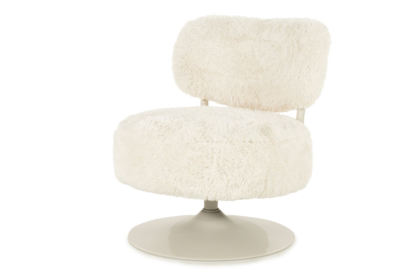 Drehsessel Furby Retro Look weiss