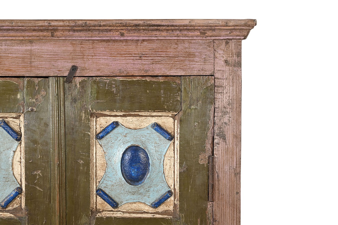 Schrank Vintage rosa grün