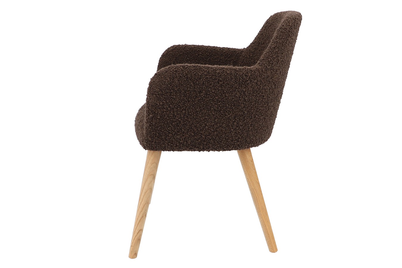 Sessel Flaminia Stoff braun