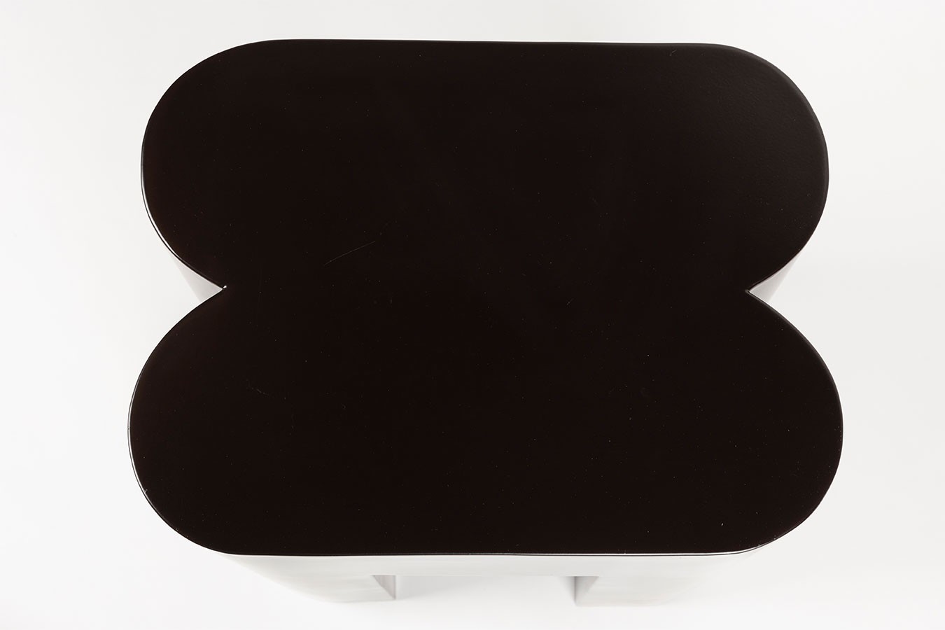 Hocker Shape Metall dunkelbraun