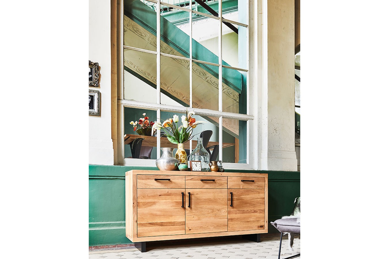 Anrichte Woodstock rustikale Eiche B 210 cm