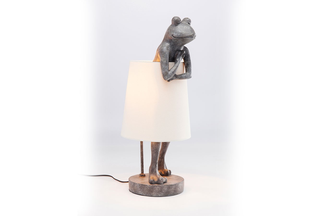 Tischleuchte Animal Frog grau h 58 cm