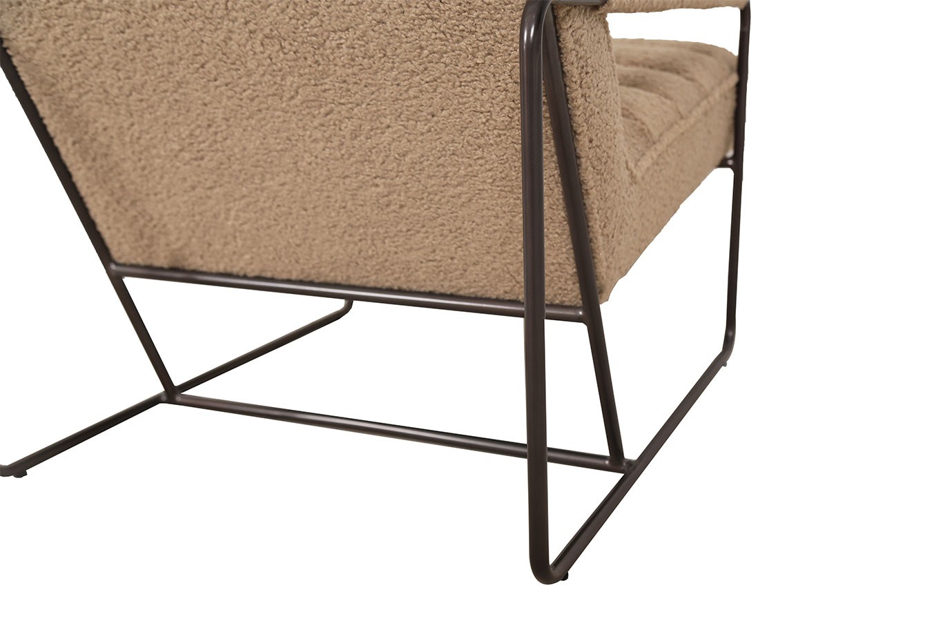 Lounge Sessel Marco Century Boucléstoff camel