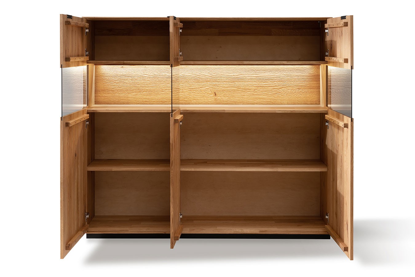 Highboard Lucy No 3 Wildeiche natur B 165 cm