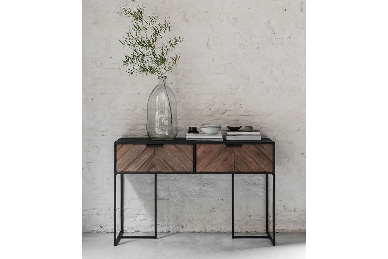 Sideboard Criss Cross Massivholz B 120 cm