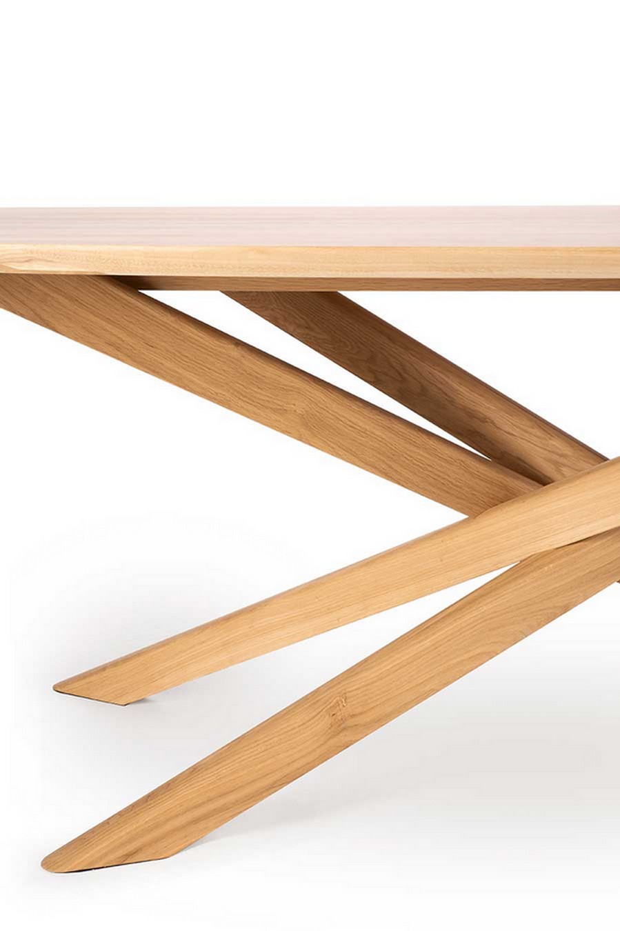 Esstisch Mikado Eiche massiv oval B 267 cm