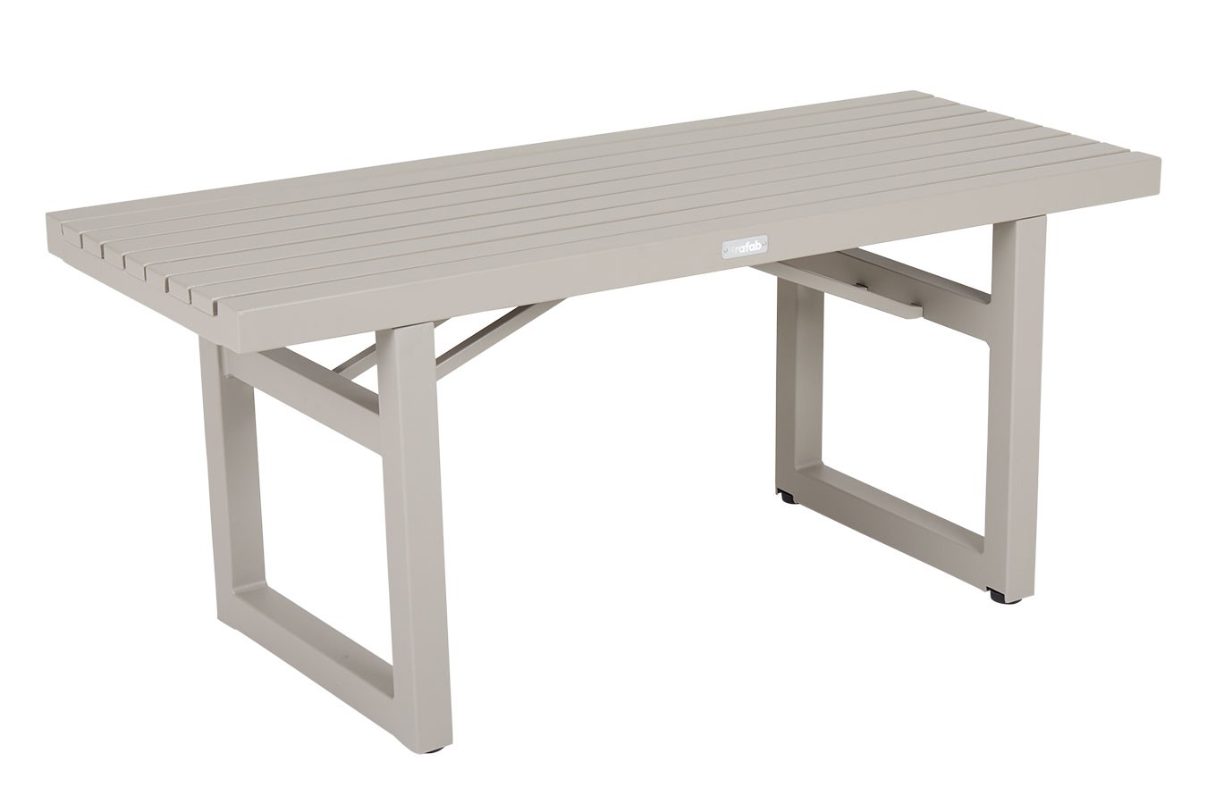 Sitzbank Vevi Aluminium beige 105cm