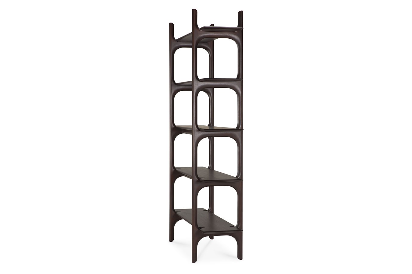 Bücherregal PI Mahagoni H 187 cm