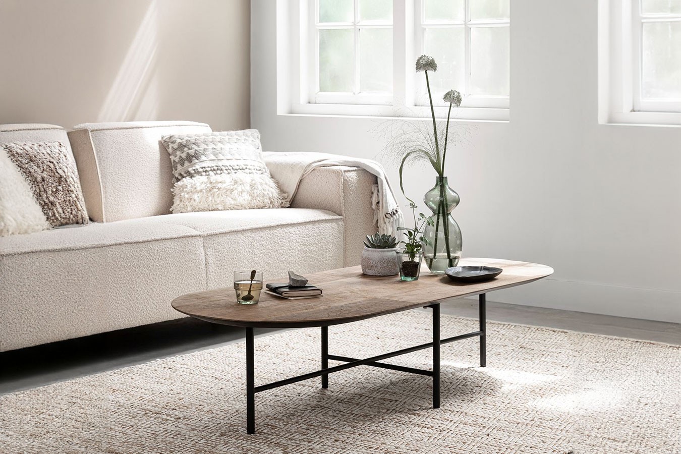 Couchtisch Soho Teak oval B 150 cm