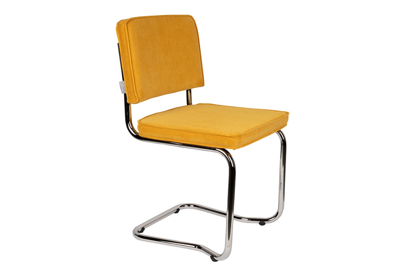 Freischwinger King Cord gelb