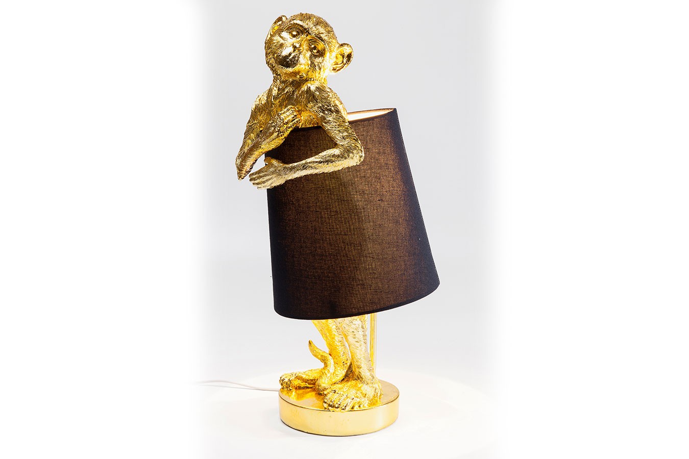 Tischlampe Affe gold