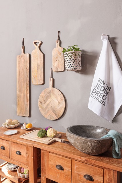 Konsolentisch Loft Teakholz B 75 cm