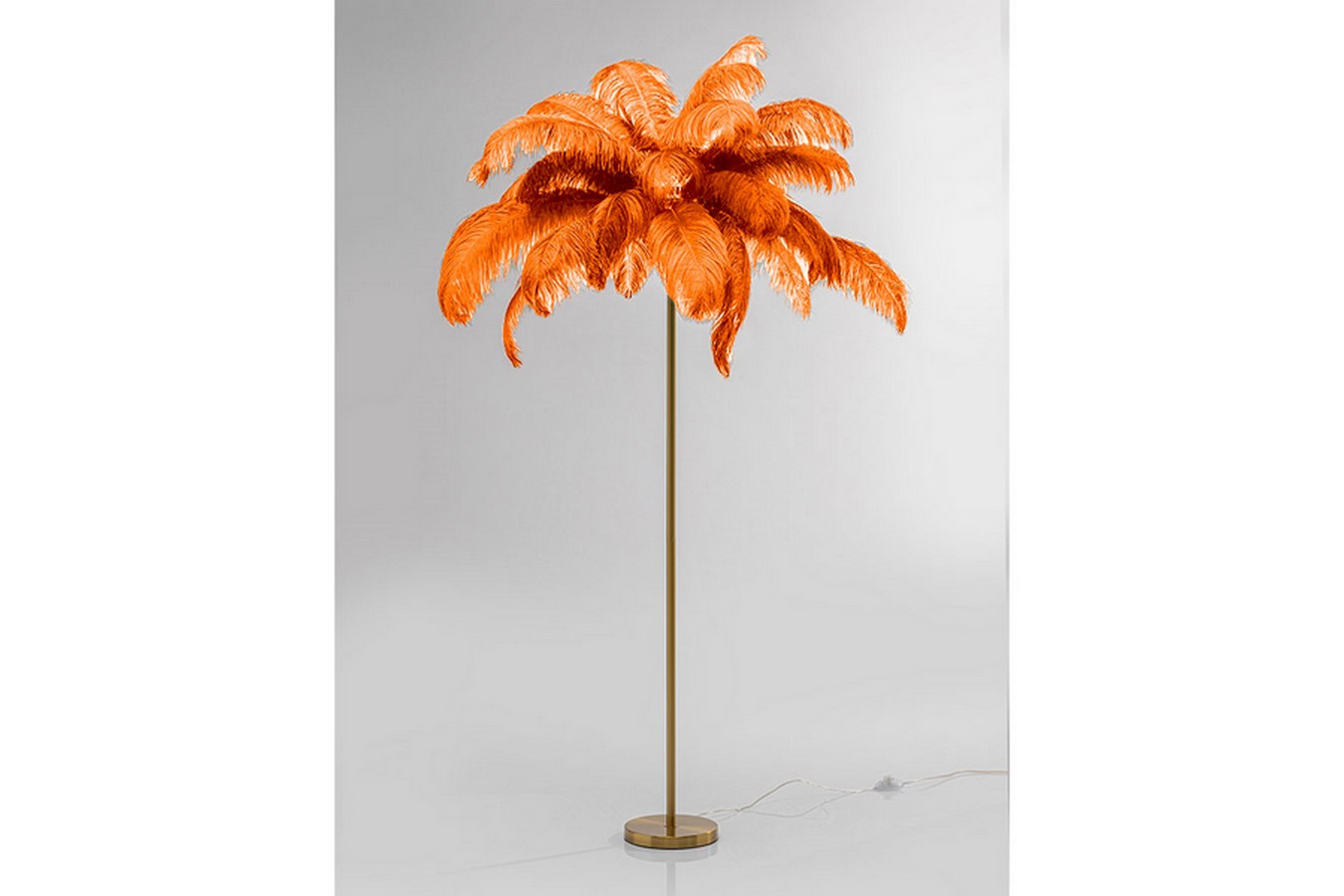 Stehlampe Feather Palm rot