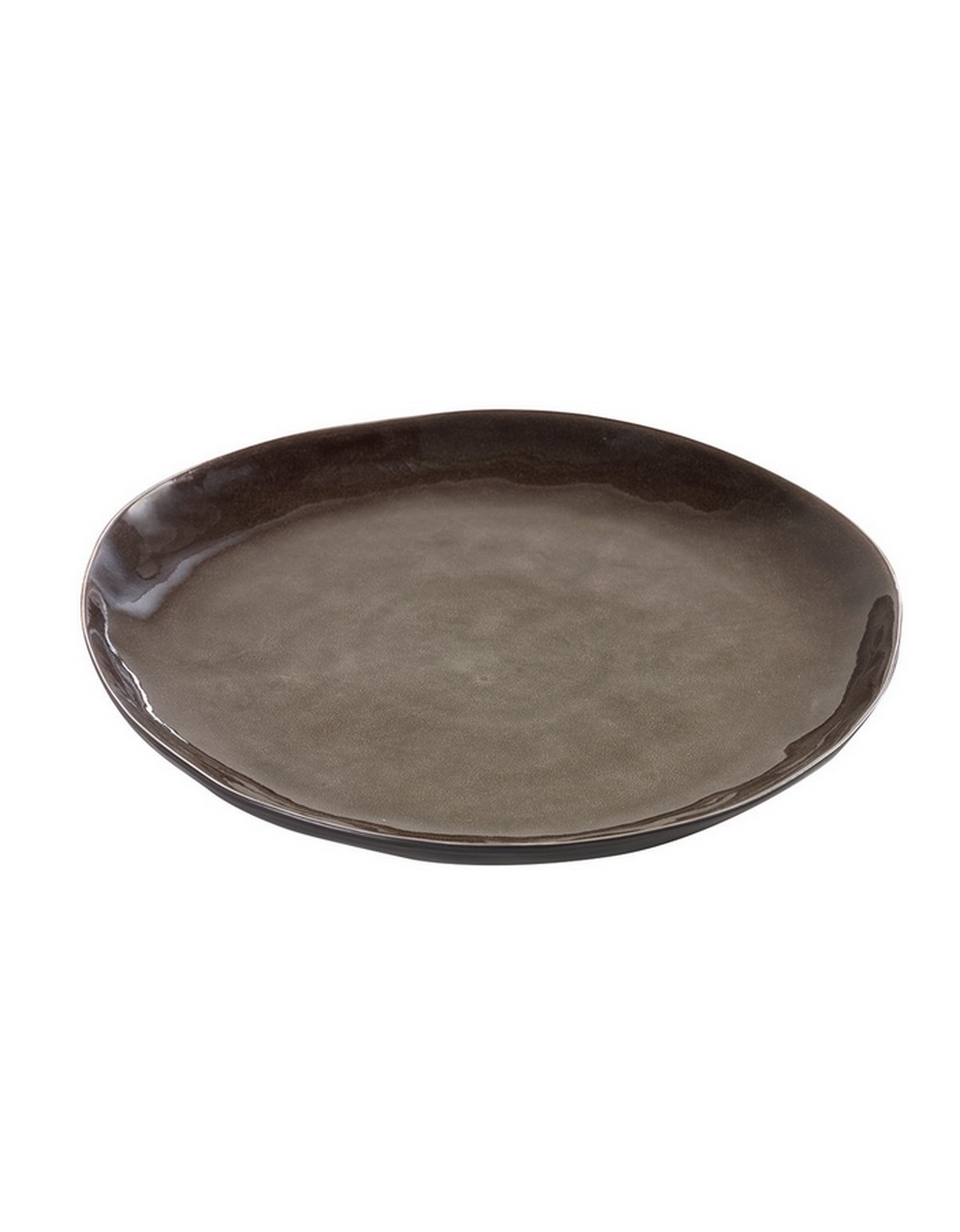 Teller Pure by Pascale Naessens rund gross grau