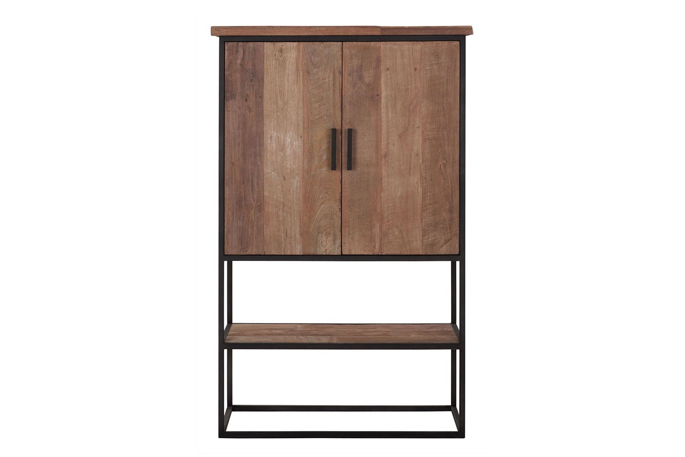 Schrank Timeless Teakholz H 140 cm