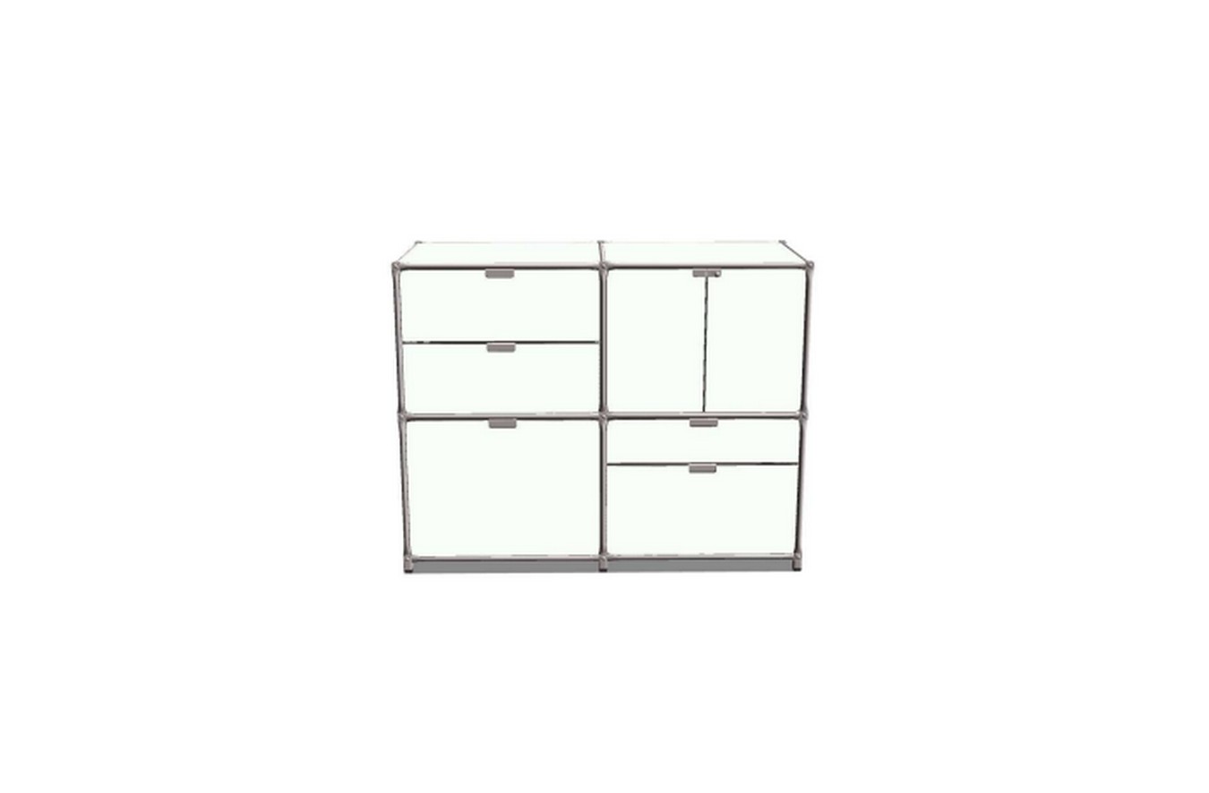 Thekenschrank weiß H 115 cm