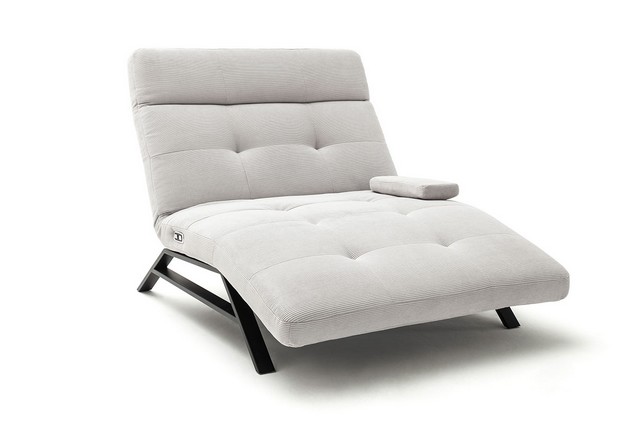 Relaxliege maxi Rovere silber