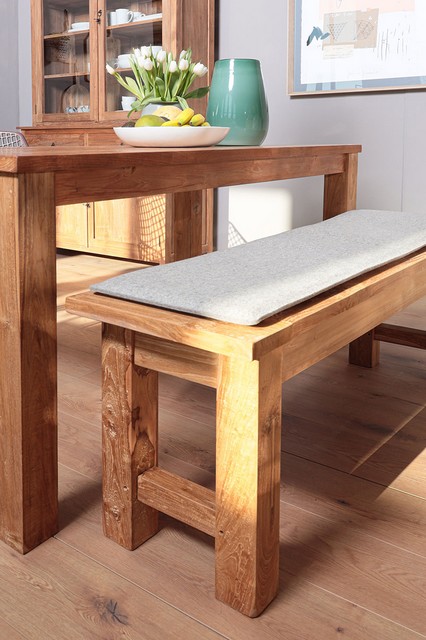 Esstisch Loft Teakholz massiv 180 cm