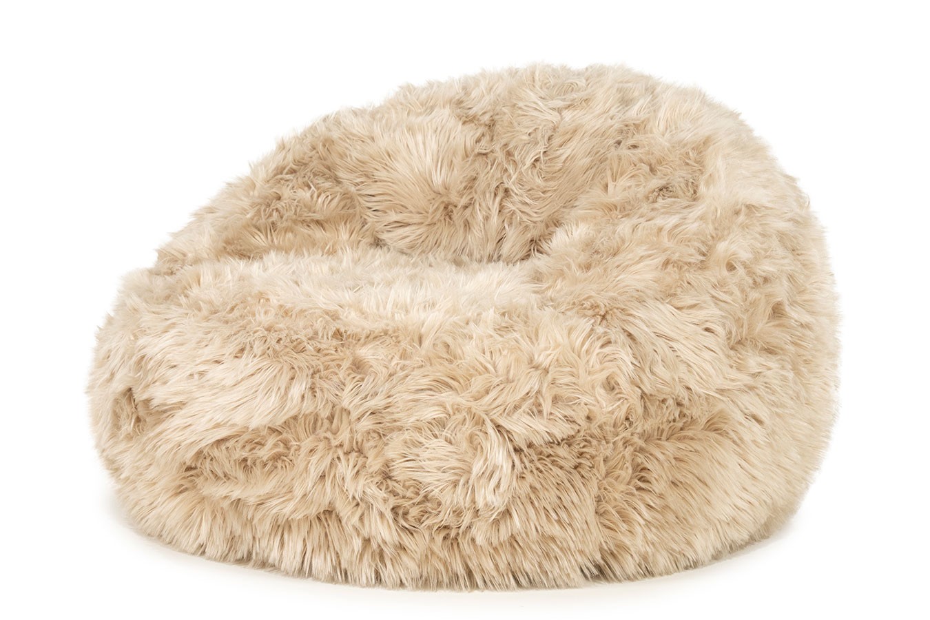 Snuzzle Sitzsack Kunstfell taupe