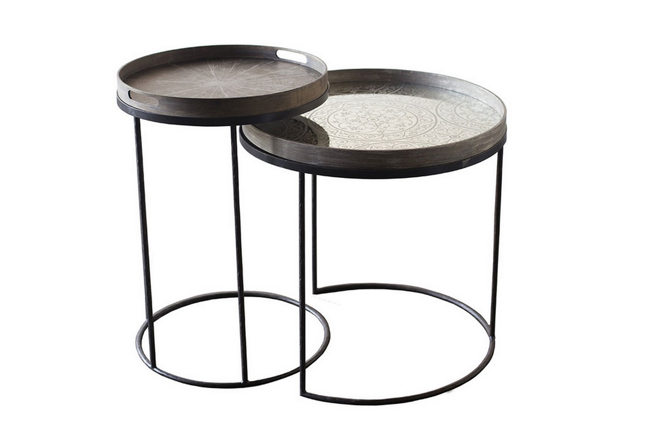 Tischgestell 2er Set rund