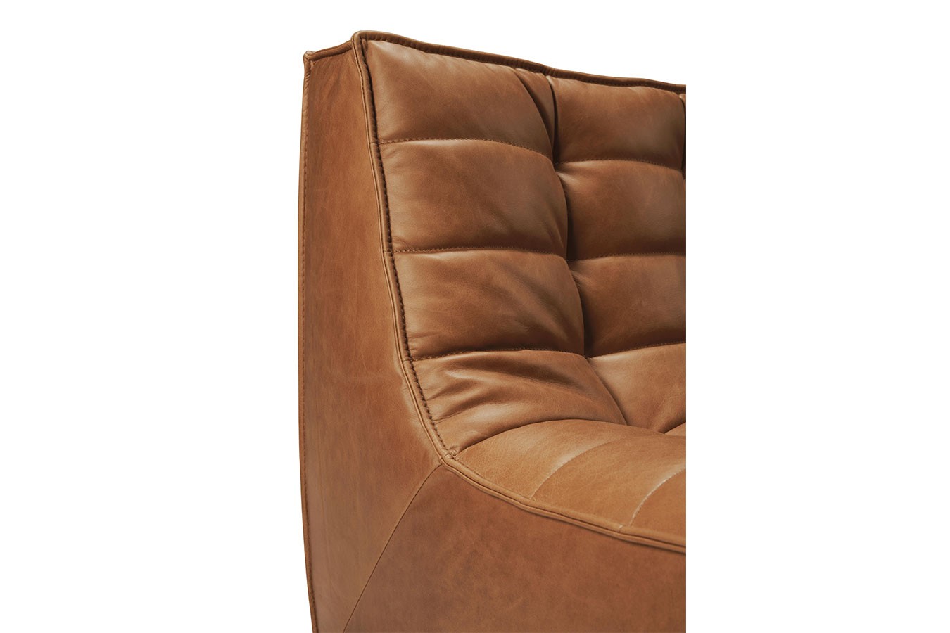 Modulsofa N701 Einzelelement B 80 cm braun