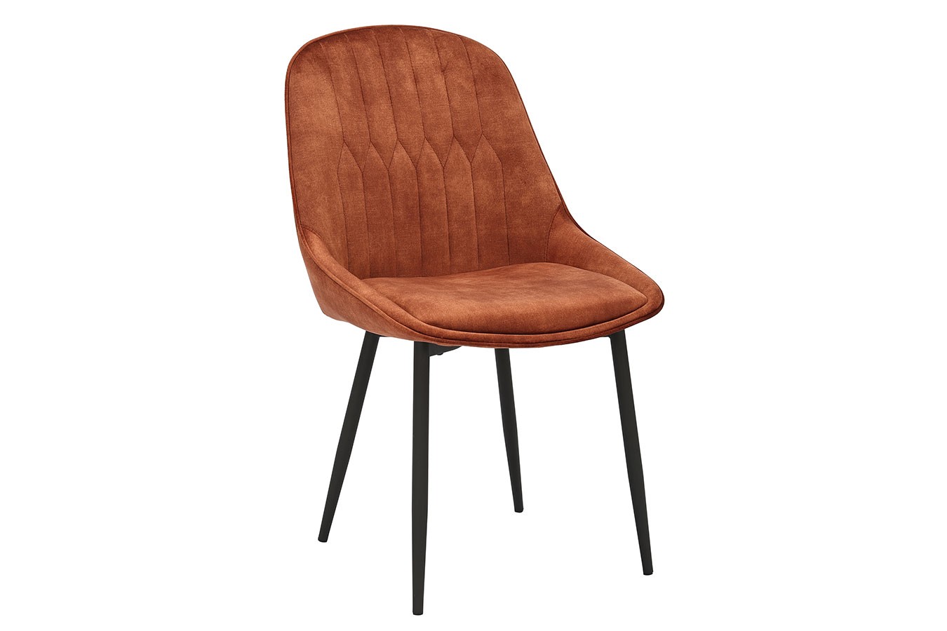 Stuhl JUL Samt Vintage rost