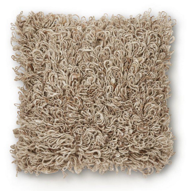 Kissenhülle Curly taupe