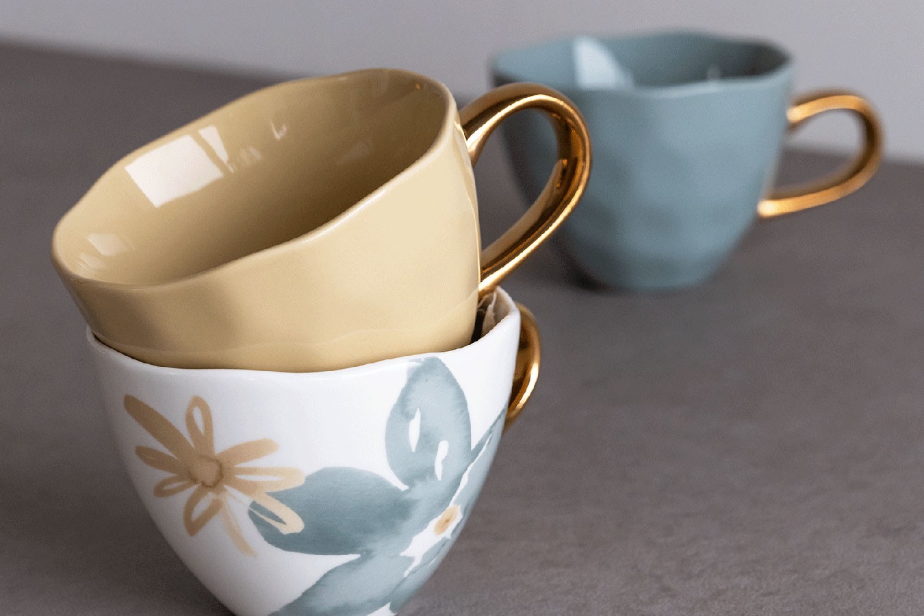 Kaffeetasse Porzellan natur